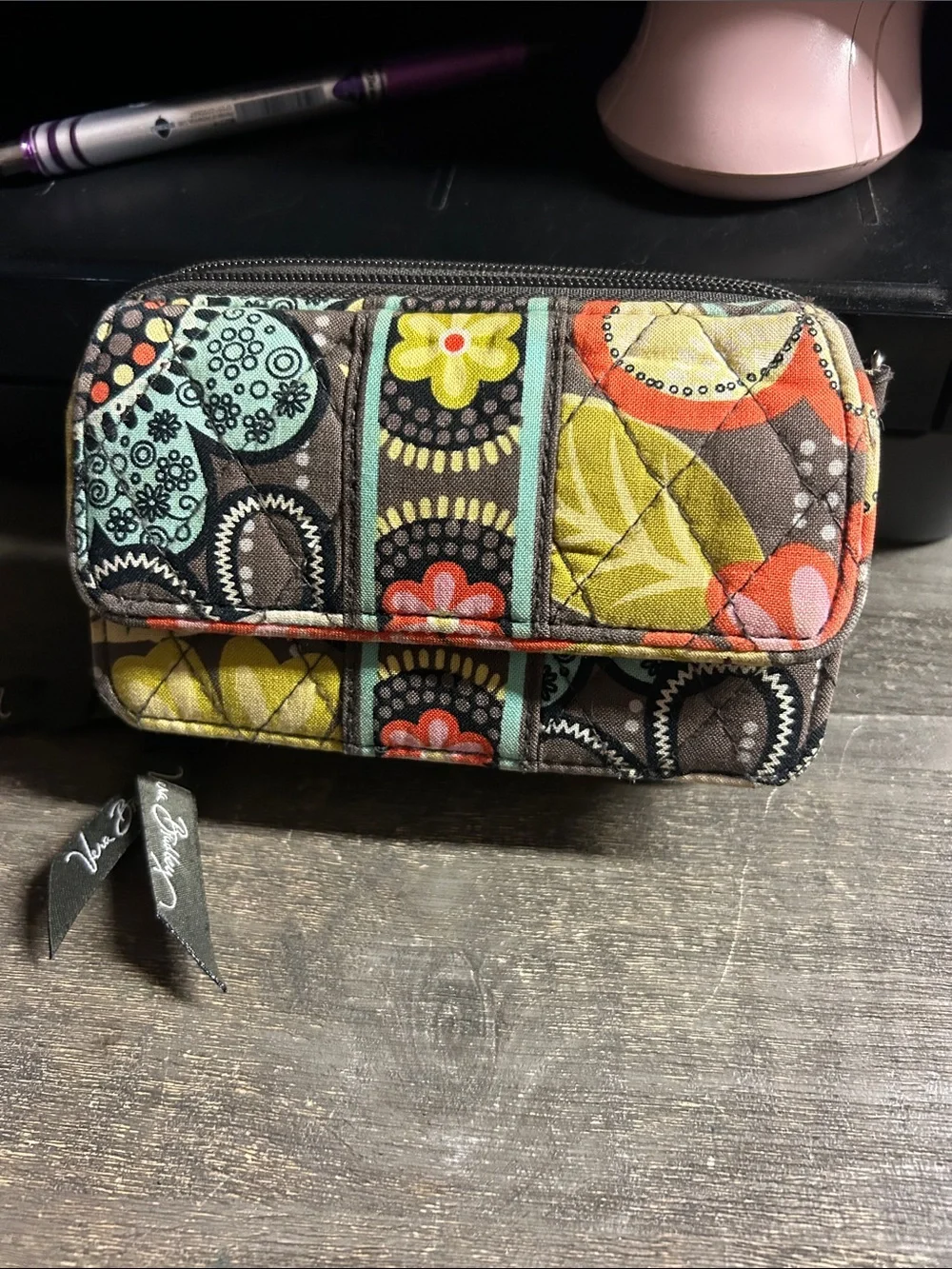 Vera Bradley Quilted Floral Patch Crossbody Bag - Picture 3 of 3
